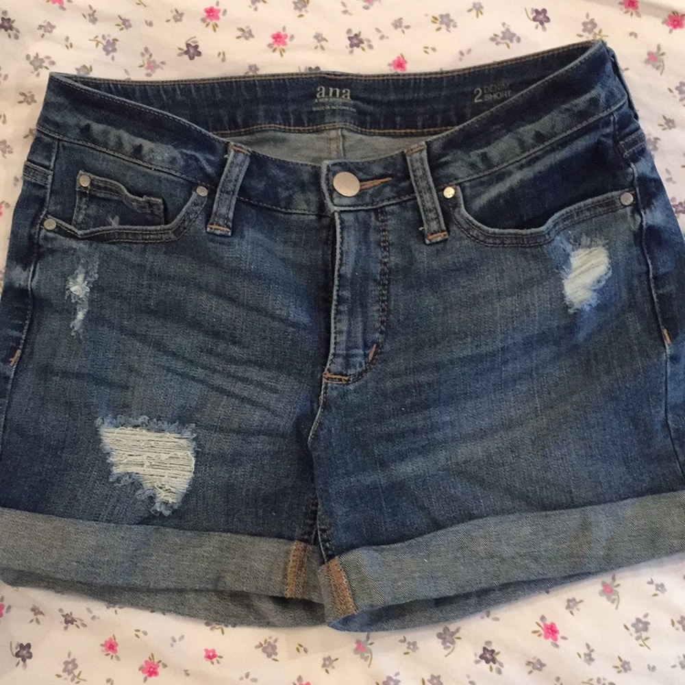 Denim shorts